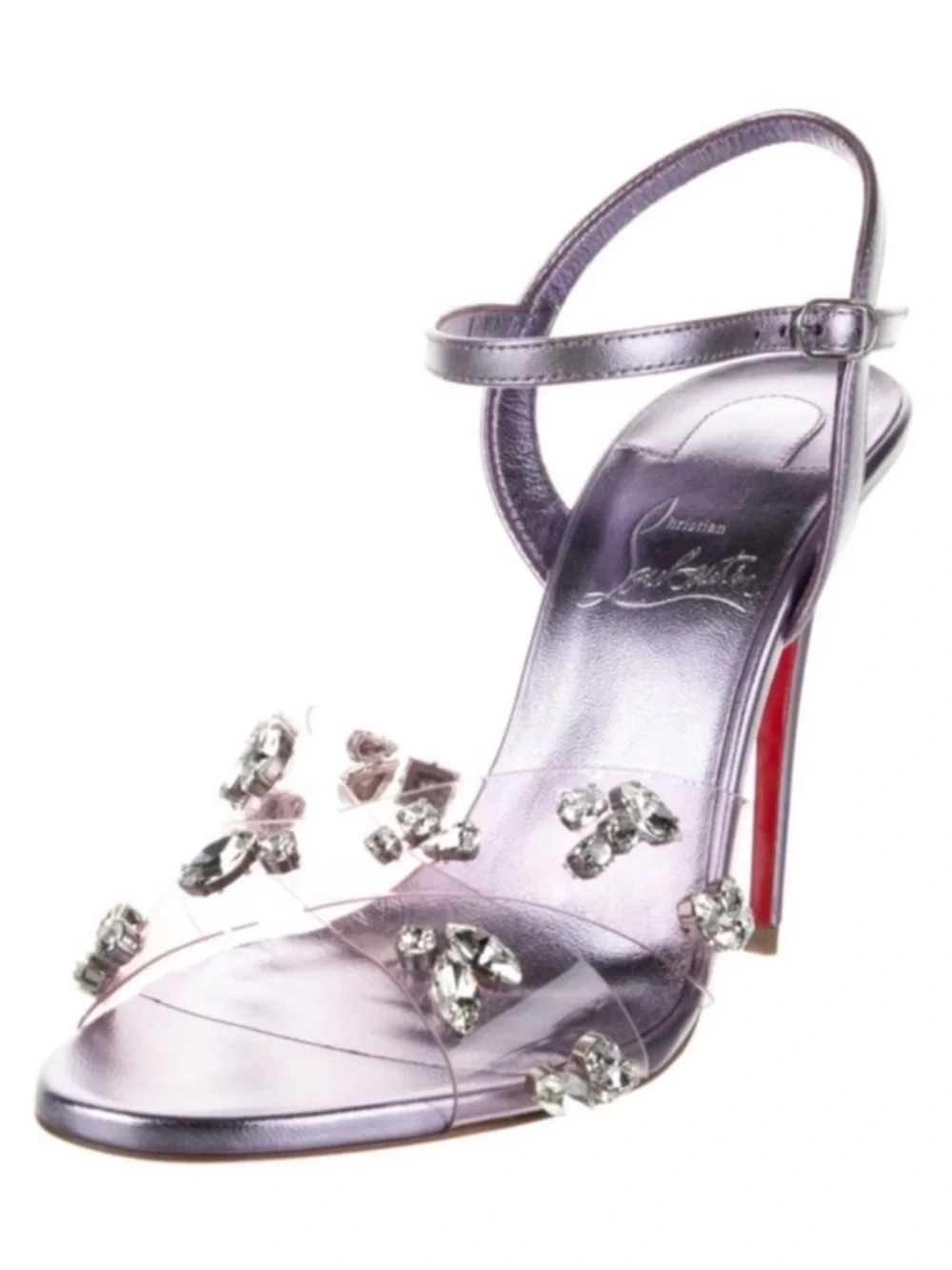 Christian Louboutin
Degrasandal Queen 100mm
Crystal Heels RETAIL 1,495 - Picture 5 of 9